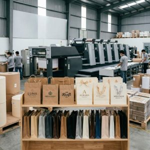 Hệ thống xưởng sản xuất túi giấy HomePrint chuyên nghiệp và cao cấp